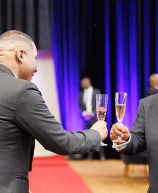 President Advocate Duma Boko and His Excellency Matamela Cyril Ramaphosa