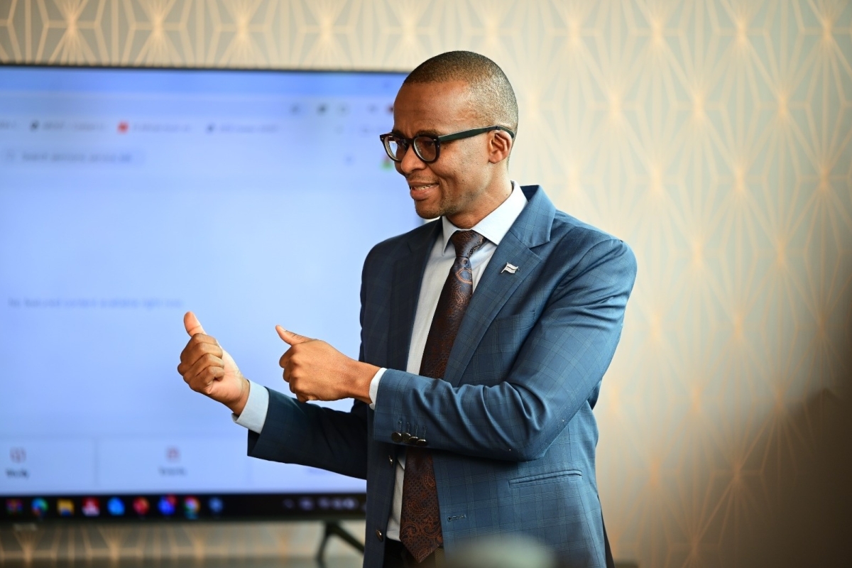 The Vice President, Ndaba Gaolathe