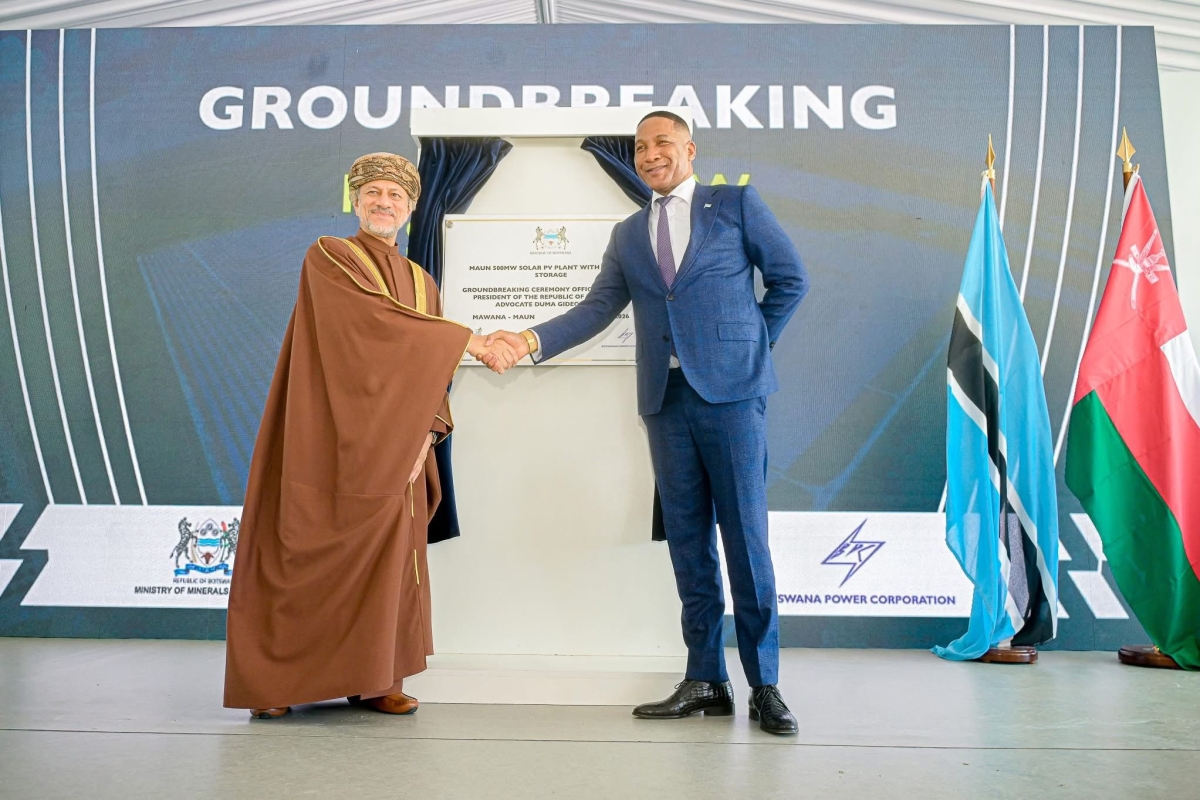 BOTSWANA BREAKS GROUND ON LANDMARK 500MW MAUN SOLAR PROJECT