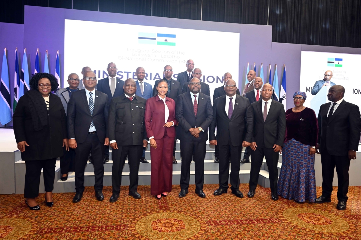The Ministerial Session of the inaugural Botswana–Lesotho Bi-National Commission